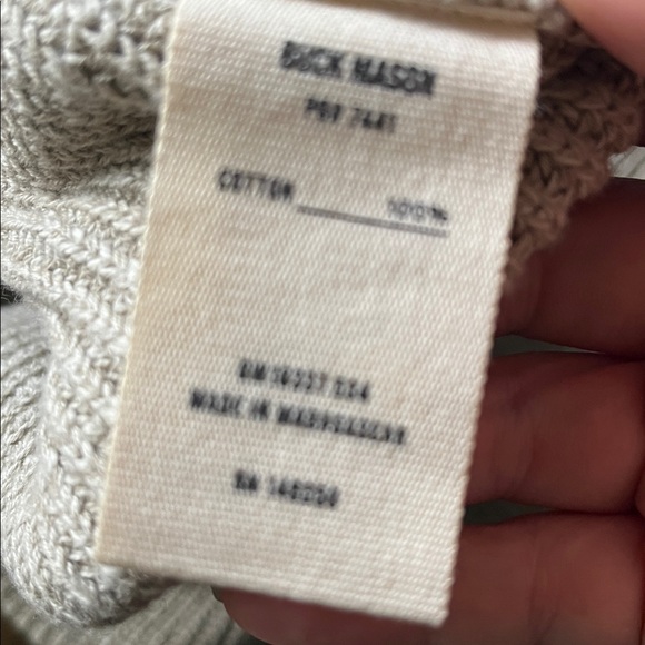 Buck Mason tan Knit sleeveless Sweater tank small - Picture 5 of 5